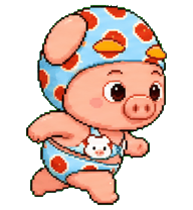 Piggy Pop running-right GIF